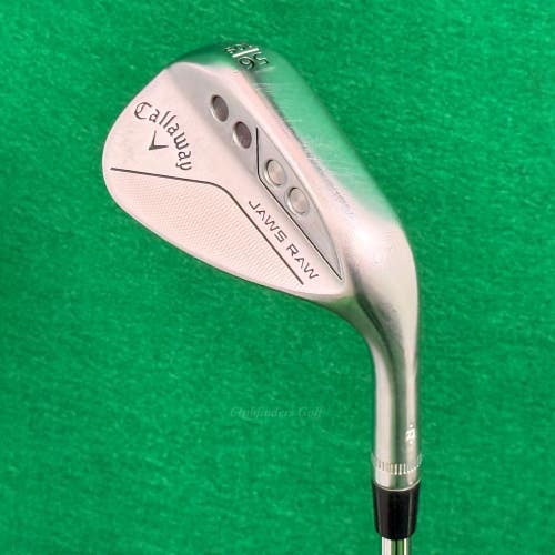 Callaway Jaws Raw Chrome 56-10S 56 Sand Wedge KBS Hi-Rev 125-S Steel Stiff