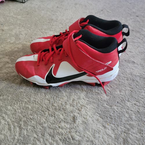 Red Men's Size M 11.0 (W 12.0) Nike Low Top (Used)