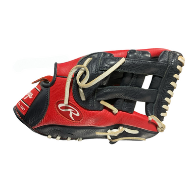 Used Rawlings SELECT PRO LITE GLOVE BB/SB Glove RH Throw Red And Navy Blue 11 1/2" 11834-S000048066