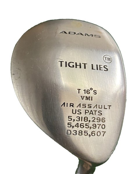 Adams Tight Lies VMI Air Assault 3 Wood 16 SuperShaft Regular 42.5 RH Very Nice