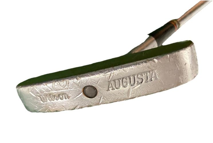 Wilson Augusta Center Shaft Blade Putter 35.5" Steel RH Good Vintage Pistol Grip