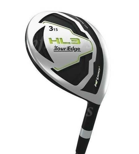 NEW Tour Edge HL3 Hot Launch 3 15 3 Fairway Wood Factory Graphite Sniors w/HC