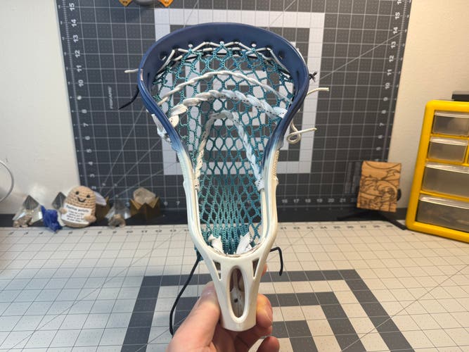 Warrior Evo Pro Navy Fade Dyed Fresh Stringing Head (Used)