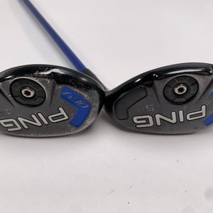 Ping G30 4 & 5 Hybrid Set 22* 25* TFC 419 Soft Regular Senior Graphite Mens RH