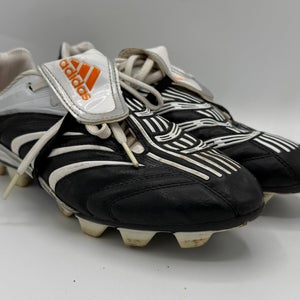 Black/White Men's Size M 7.0 Adidas Predator ABS PS TRX FG Molded Cleats Cleats