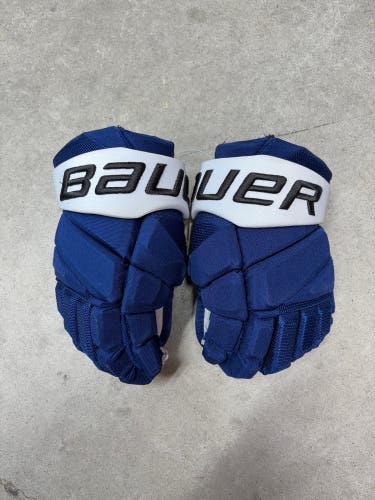 13” Kucherov Bauer Pro Custom Vapor Hyperlite Tampa Bay Lighting Pro Gloves Pro Stock (New) NHL