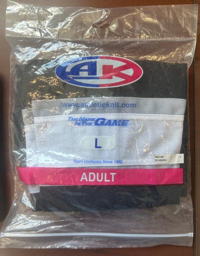 Black Senior Large Athletic Knit HS2100 Socks (New)