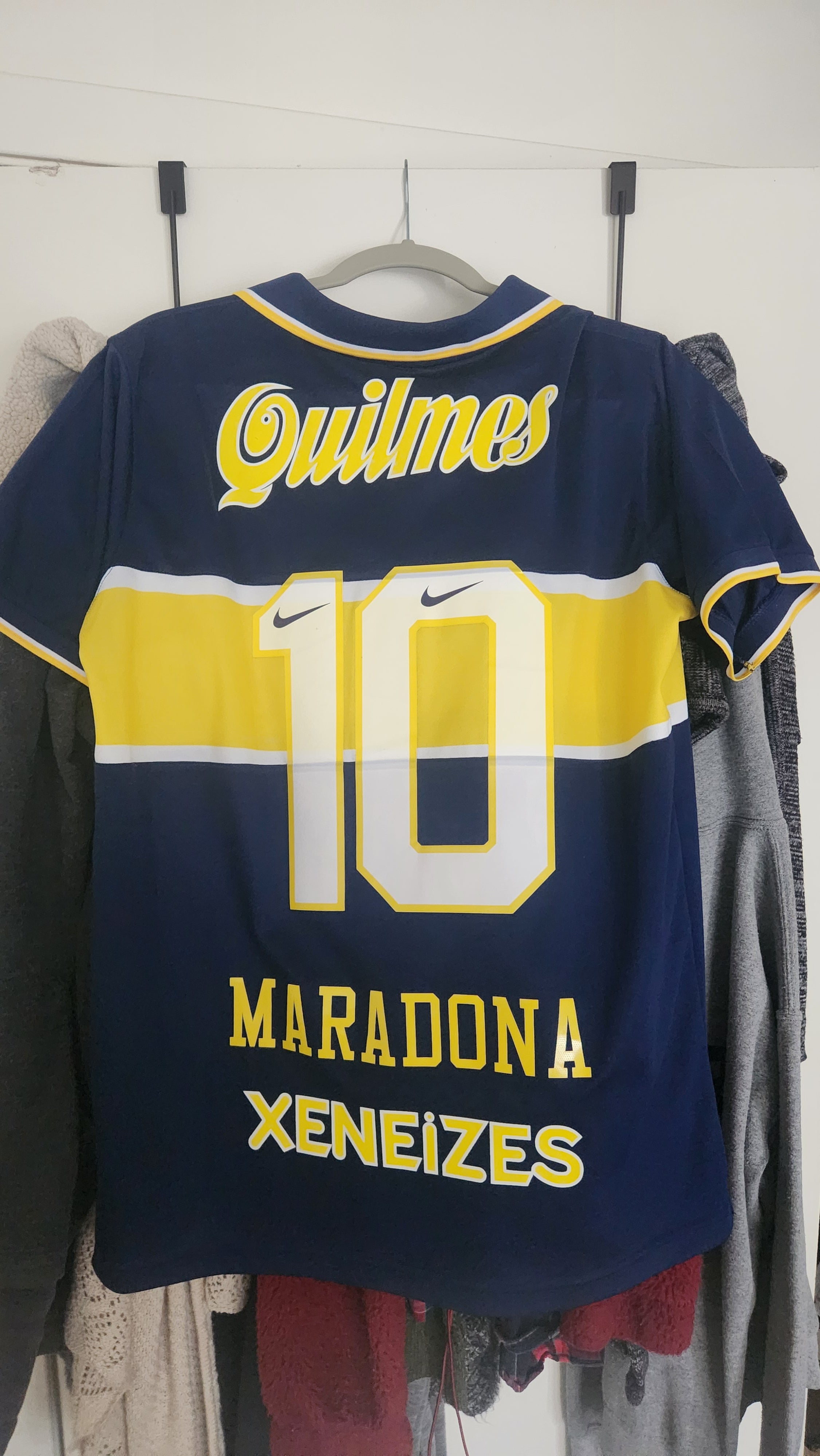 1996/97 Boca Juniors Maradona #10 Jersey Mens L | SidelineSwap
