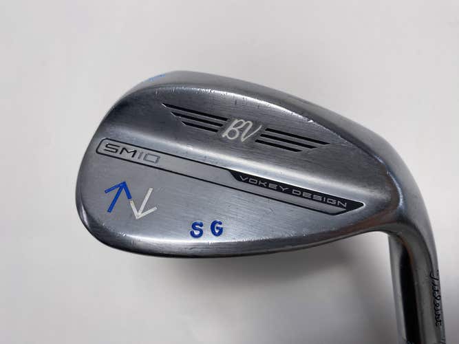 Titleist Vokey SM10 Tour Chrome Sand Wedge 54* 12 D-Grind Mamiya 95 F4 Wedge RH