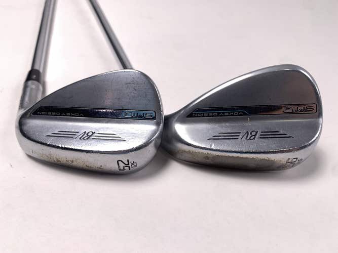 Titleist Vokey SM10 Tour Chrome Wedge Set 52* 12 56* 14 WedgeWorks Mens RH