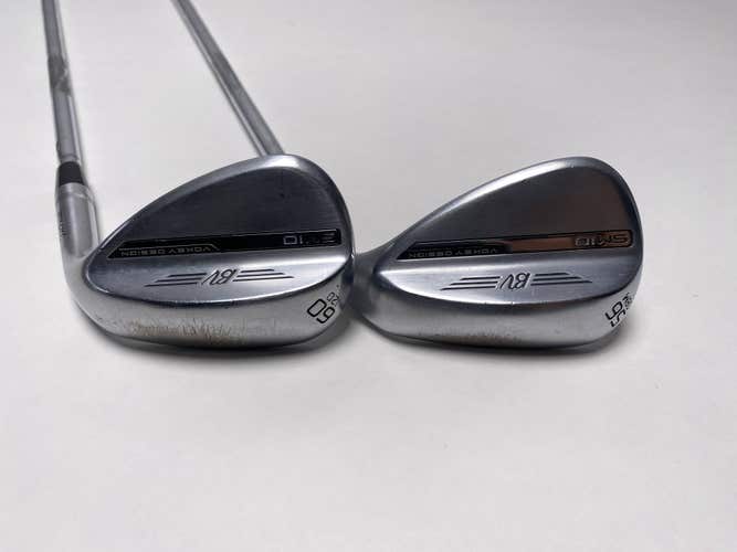Titleist Vokey SM10 Tour Chrome Wedge Set 56* 8 | 60* 12 SM10 Wedge RH