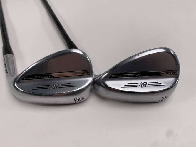 Titleist Vokey SM10 Tour Chrome Wedge Set 56* 10 | 60* 10 Accra iS7 Stiff RH