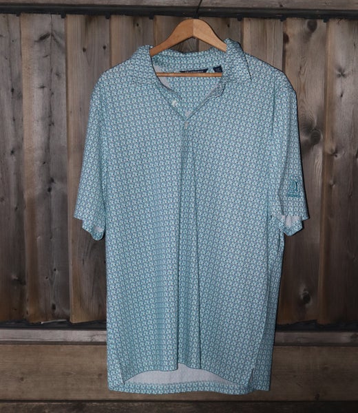 Blue Medium Men's Cutter & Buck Shirt TPC Shirt