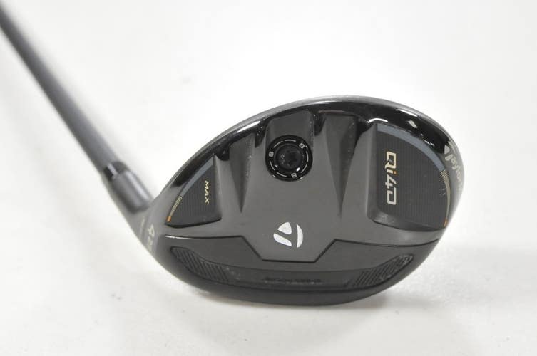 TaylorMade Qi4D Max Rescue 4-23* Hybrid Regular Flex KBS Reax Graphite # 213437