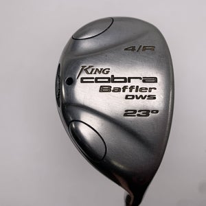 Cobra Baffler DWS 4 Hybrid 23* Aldila NV HL 65g Stiff Graphite Mens RH