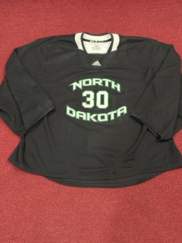 University of North Dakota Goalie Cut size 58G Adult Unisex Adidas Jersey Item#NDG58