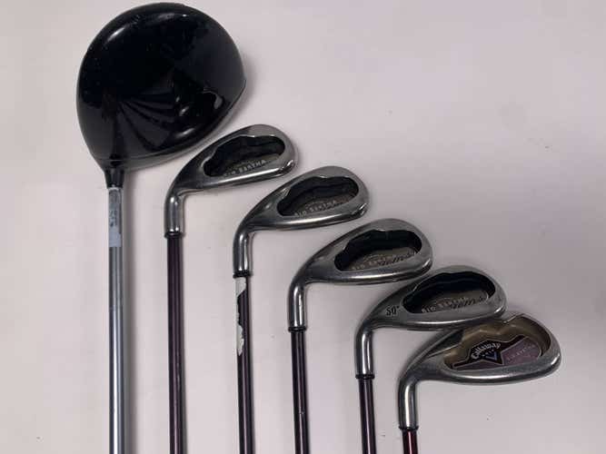 LEFTY Callaway Big Bertha Gems Club Set Driver 7-PW+SW Youth Graphite Junior LH