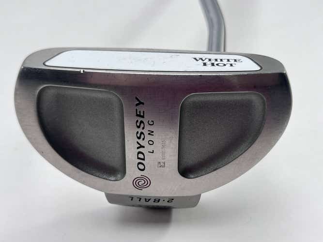 Odyssey White Hot 2-Ball Long Putter 46.5" Mens RH - NEW Split Grip