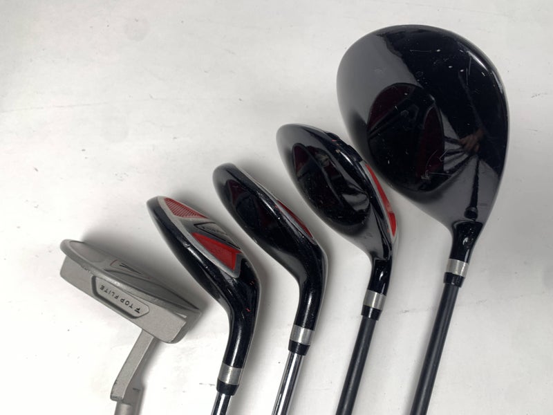 Top Flite Ti-Matrix Club Set Driver 3W 4H 5H Putter Mens Flex Graphite Mens RH