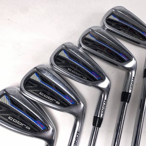 Cobra RAD Speed One Length Iron Set 6-PW KBS Tour 90 Regular Steel Mens RH