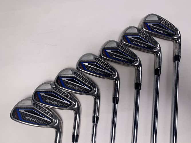 Cobra KING F8 One Length Iron Set 4-PW TT One Flighted Regular Steel Mens RH