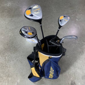 Top Flite XLj Club Set Driver 5W 5H 7 Iron SW Putter Youth Graphite Junior RH
