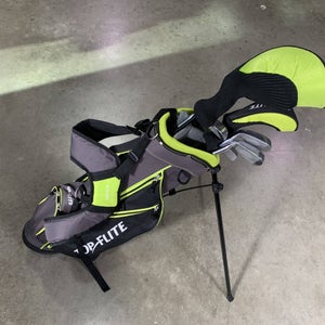 Top Flite Junior Club Set Driver 4H 7 & 9 SW Putter Junior RH HC +Bag