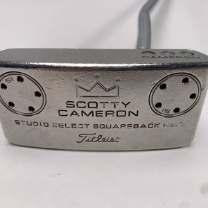 Scotty Cameron Studio Select Squareback 1 Putter 34.5" SuperStroke Pistol 2.0 RH