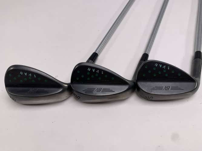 Titleist Vokey SM9 Jet Black Wedge Set 52* 12 | 56* 12 | 60* 8 C-Taper XStiff LH
