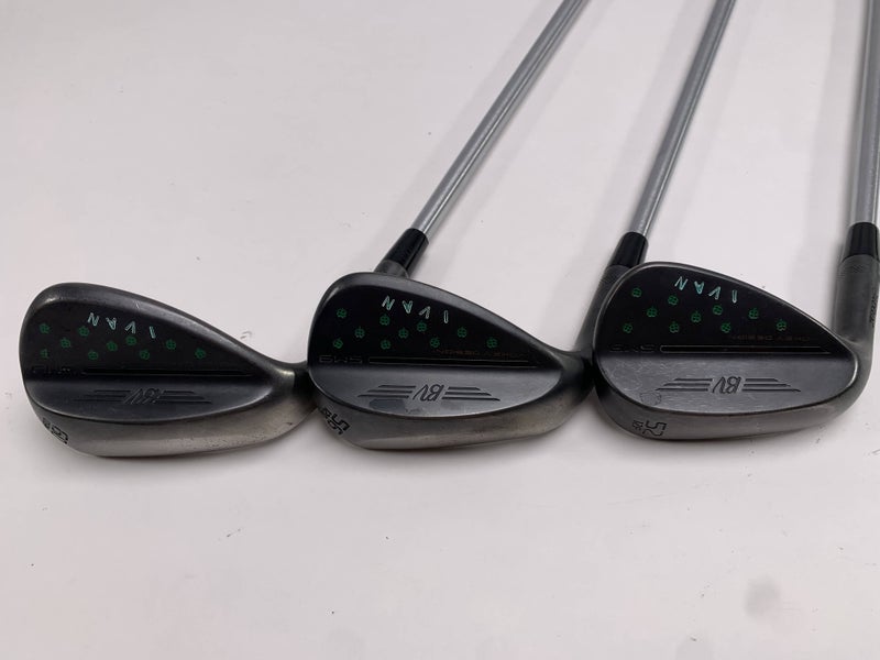 Titleist Vokey SM9 Jet Black Wedge Set 52* 12 | 56* 12 | 60* 8 C-Taper XStiff LH