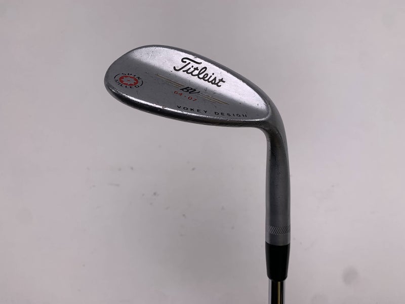 Titleist Vokey Spin Milled Chrome 2009 Lob Wedge LW 64* 7 Bounce Wedge RH
