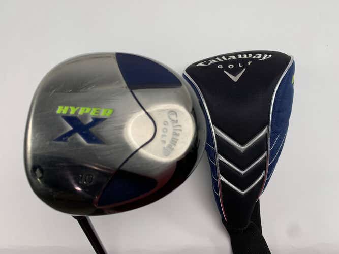 Callaway Hyper X Driver 10* Fujikura Fit On X Regular Graphite Mens LH HC