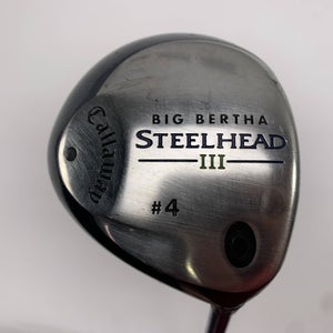 Callaway Steelhead III 4 Fairway Wood 17* System III Ladies RH