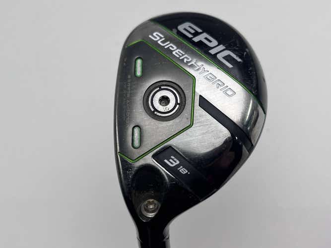 Callaway EPIC Super 3 Hybrid 18* AeroTech SteelFiber fc75 F3 Regular LH