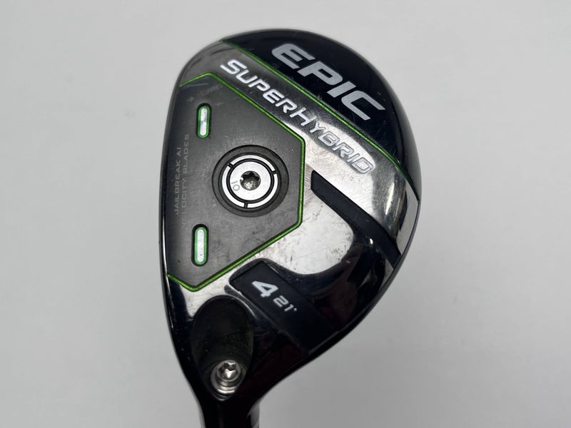 Callaway EPIC Super 4 Hybrid 21* AeroTech SteelFiber fc75 F3 Regular LH