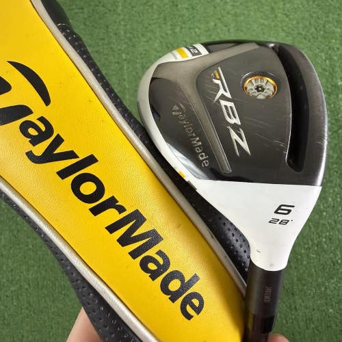 Taylormade Rocketballz RBZ Stage 2 28 Hybrid 6 6H Rocketfuel Stiff Flex 40.5