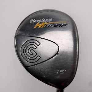 Cleveland Hibore 3 Fairway Wood 15* Fujikura 65g Stiff Graphite Mens RH
