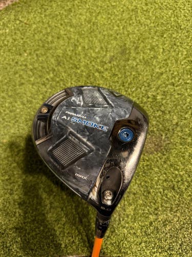 Callaway Paradym AI Smoke Max 9* Driver, Proforce V2 X-Stiff Flex, RH