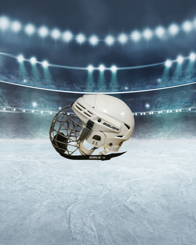 Bauer 2100 White Medium Helmet