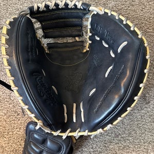 2025 Rawlings Heart of the Hide RH Catcher's Baseball Glove 34" (New)w allstar wrist guard