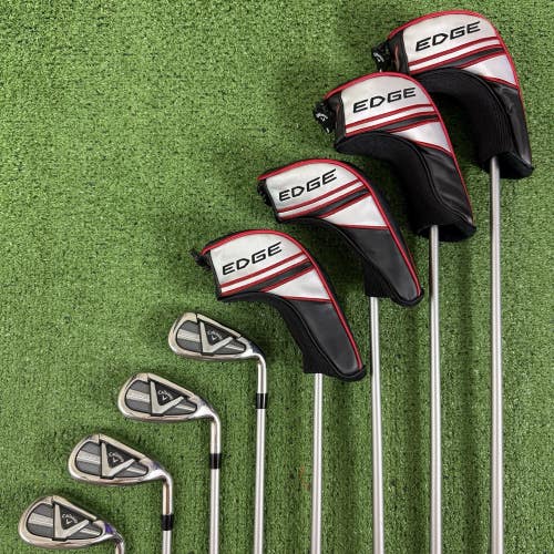 Callaway Edge 2014 Hybrid Iron Set 4-PW SW Womens Ladies Flex Graphite