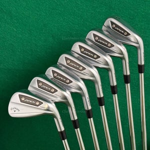 Callaway Apex Ai200 Forged 2024 5-AW Iron Set Modus 3 Tour 120 Steel Stiff