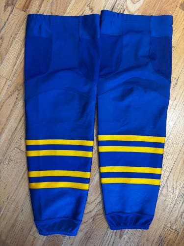 Blue Senior Large Reebok Edge Socks Pro Stock (New)