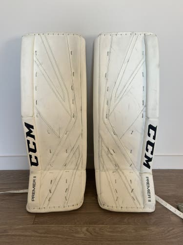 34" CCM Premier II Pro Goalie Leg Pads (Used)