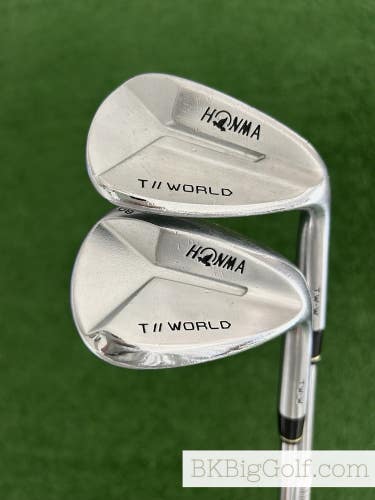 Honma TW-W Forged Chrome 2 Wedge Set (52 & 56 Degrees)