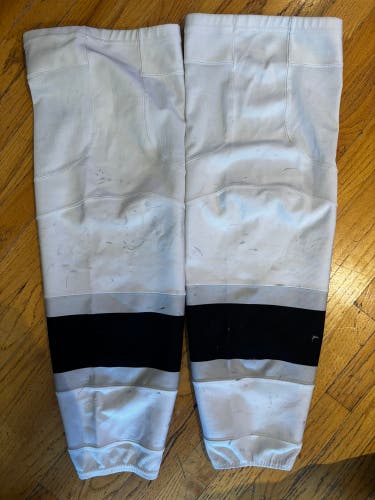 White Senior XL Reebok Edge Socks Pro Stock (Used) Kings