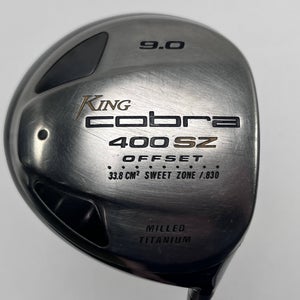 Cobra SZ 400 Offset Driver 9* Mitsubishi Rayon Cobra SL-60 60g Regular Mens RH