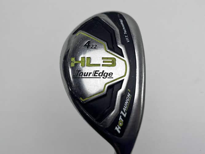 Tour Edge Hot Launch 3 4 Hybrid 22* UST Mamiya Recoil 460 F2 Senior Mens RH