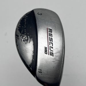 TaylorMade Rescue Mid 3 Hybrid 19* 65g Regular Graphite Mens RH