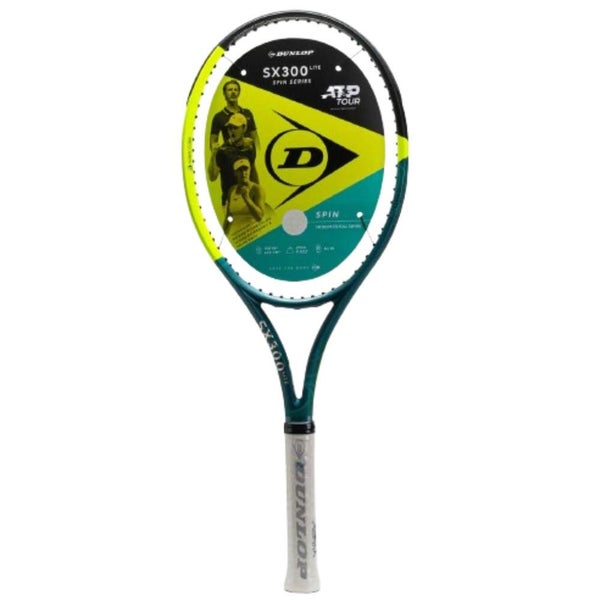 Dunlop SX 300 Lite Tennis Racquet, Yellow and Teal/Black